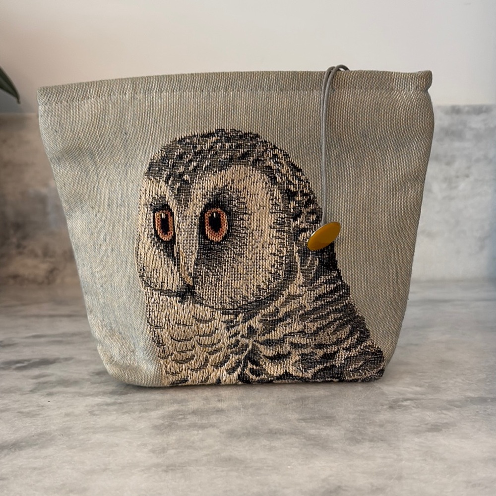 Owl Embroidered Pouch